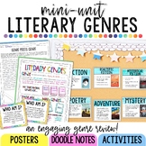 Reading Genres Mini-Unit | Genre Posters, Activities, Work