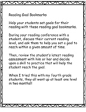 Reading Goal Bookmark