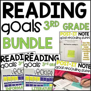 Preview of Reading Goals 3rd Grade BUNDLE