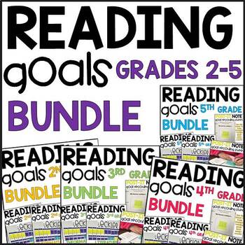 Preview of Reading Goals Grades 2-5 BUNDLE