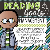 Reading Goals Management  |Clip Chart | Binder | Swag Tags