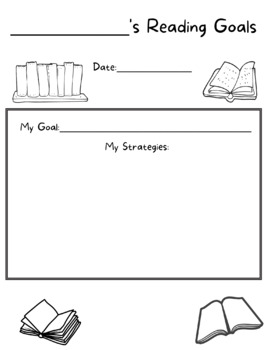 Preview of FREE Reading Workshop Goals Sheet | Reading Comprehension | New Year 2023