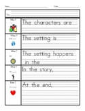 Reading Graphic Organizer - Ask and Answer Questions Who W