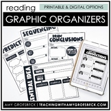 Reading Graphic Organizers – Printable and Digital