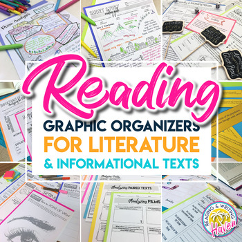 Preview of Reading Graphic Organizers Activity Bundle: Literature and Informational Texts
