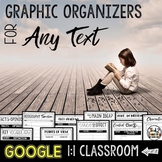 Reading Graphic Organizers Google Classroom Distance Learning