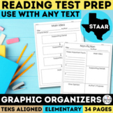 Reading Comprehension Graphic Organizers & Webs for Main I