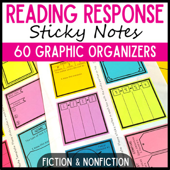 Preview of Reading Graphic Organizer Templates for 3rd 4th 5th Grade Reading Comprehension