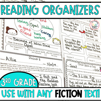 Preview of Reading Graphic Organizers Third Grade