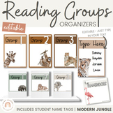 Reading Group Organizers & Labels | MODERN JUNGLE Rustic Decor
