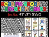 Reading Group Rotation Cards for the Primary Grades