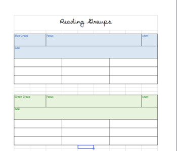 Preview of Reading Groups Overview Template