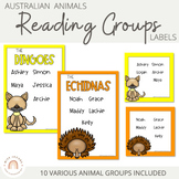 AUSTRALIAN ANIMALS Reading Groups Posters & Labels | Edita
