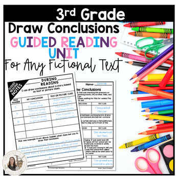 Preview of Reading Guide for Draw Conclusions | 3rd Grade Small Group Reading Lessons