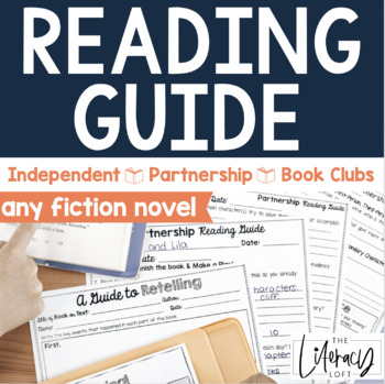 Preview of Reading Guide for Independent, Partnership,Book Clubs {any fiction novel}