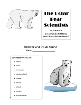Preview of Reading Guide for "The Polar Bear Scientists"; Scientists in the Field Series