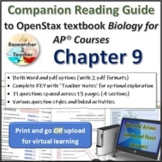 Reading Guide to OpenStax Biology for AP Courses CHAPTER 9