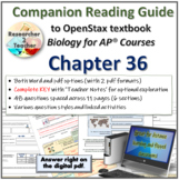 Reading Guide to OpenStax Biology for AP Courses Chapter 36