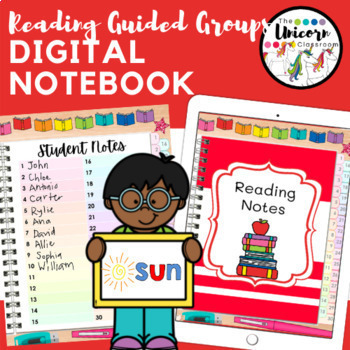 Preview of Reading Guided Groups Digital Notebook