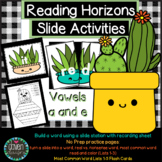 Reading Horizons- Real vs. Nonsense Words, Slides, Build a