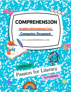 Preview of Reading Informational Text Comprehension Workbook