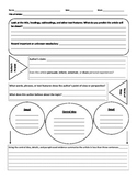 Reading Informational Text Graphic Organizer CCSS / PARCC 