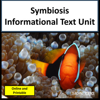 Preview of Symbiosis Reading Passages Comprehension Animal Adaptations Informational Text