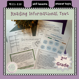 Reading Informational Text, lessons, graphic organizers, t