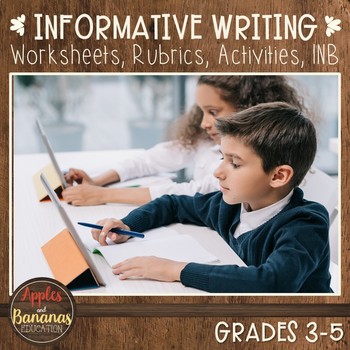 Preview of Informative/Explanatory Writing for Common Core