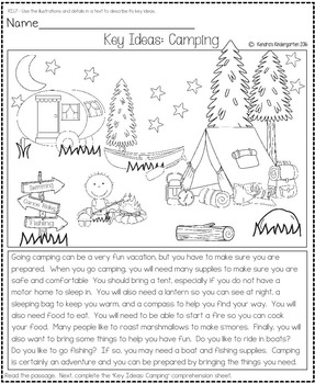 Reading: Informational Worksheets/Activities - First Grade ...