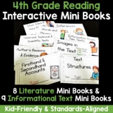 Reading Interactive Mini Books Bundle Fourth Grade