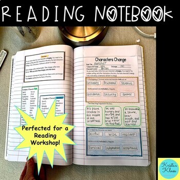 Preview of Reading Interactive Notebook:  Literature Activities | Back to School