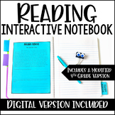 Reading Interactive Notebook | Printable and Digital