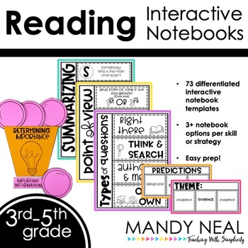 Reading Interactive Notebook for Fiction and Nonfiction | TPT