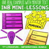Reading Interactive Notebook with Mini Lessons ENTIRE YEAR