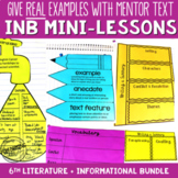 Reading Interactive Notebook with Mini Lessons - ENTIRE YE