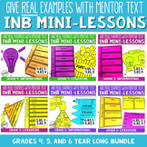 Reading Interactive Notebooks with Mini Lessons - YEAR BUN