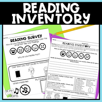 Preview of Reading Interest Inventory Back to School Activities