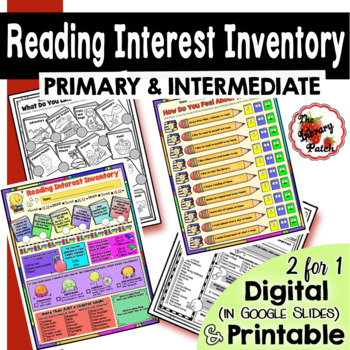 Preview of Reading Interest Inventory / Reading Survey for Elementary