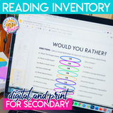 Reading Interest Inventory for Independent Reading - Digit