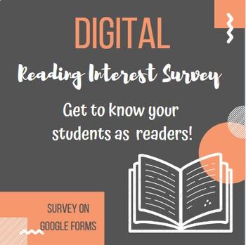 Preview of Reading Interest Survey (Digital, 1:1)