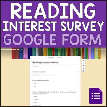 Preview of Reading Interest Inventory - Digital