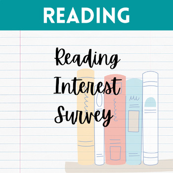 Preview of Reading Interest Survey / Reading Interest Inventory / Reading Rating Survey