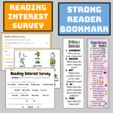 Reading Interest Survey + Skills Bookmark (MAISA Unit 1) 