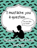 Reading Interest Survey for Back to School | ELA First Day
