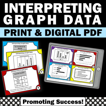 Preview of Bar Graph Practice Reading Charts and Graphs Analyzing Data 2nd 3rd Grade Math