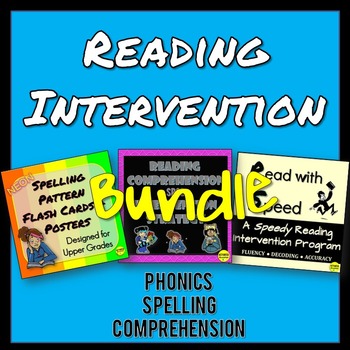 Preview of Reading Intervention for Comprehension and Phonics Bundle