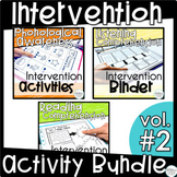 Reading Intervention Binder and Activities VOL 2