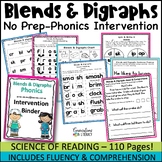 Blends and Digraphs Science of Reading Word Work Phonics A