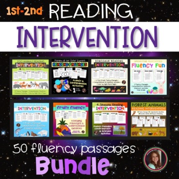 Preview of Reading Intervention Bundle (Fluency & Comprehension) Grades 1-2
